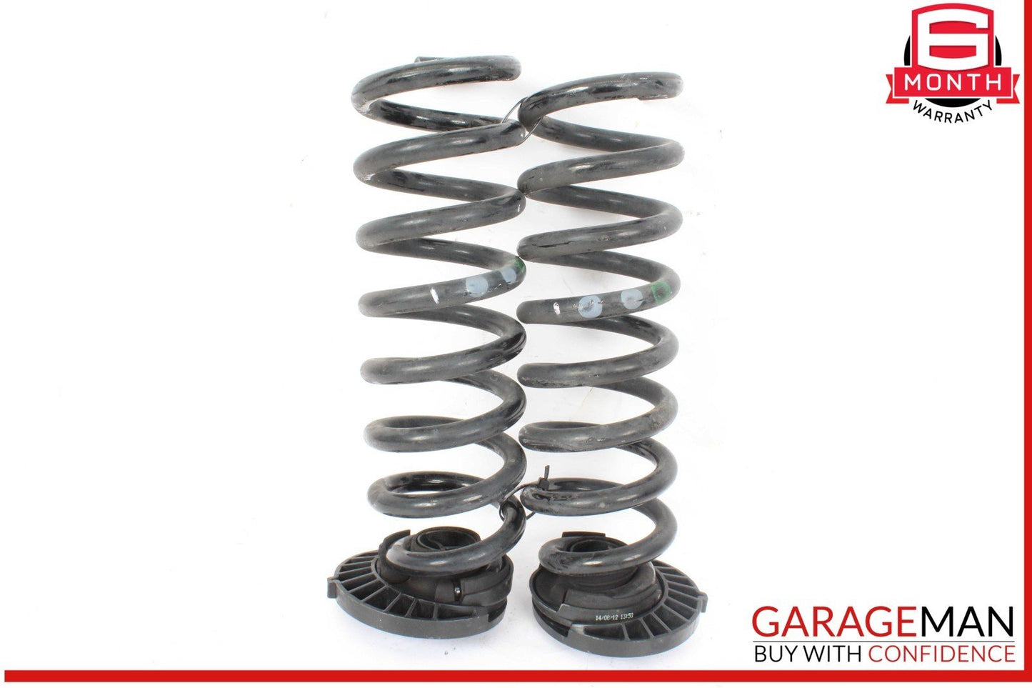 15-20 Mercedes W205 C300 Rear Right & Left Shock Absorber Coil Spring Set of 2