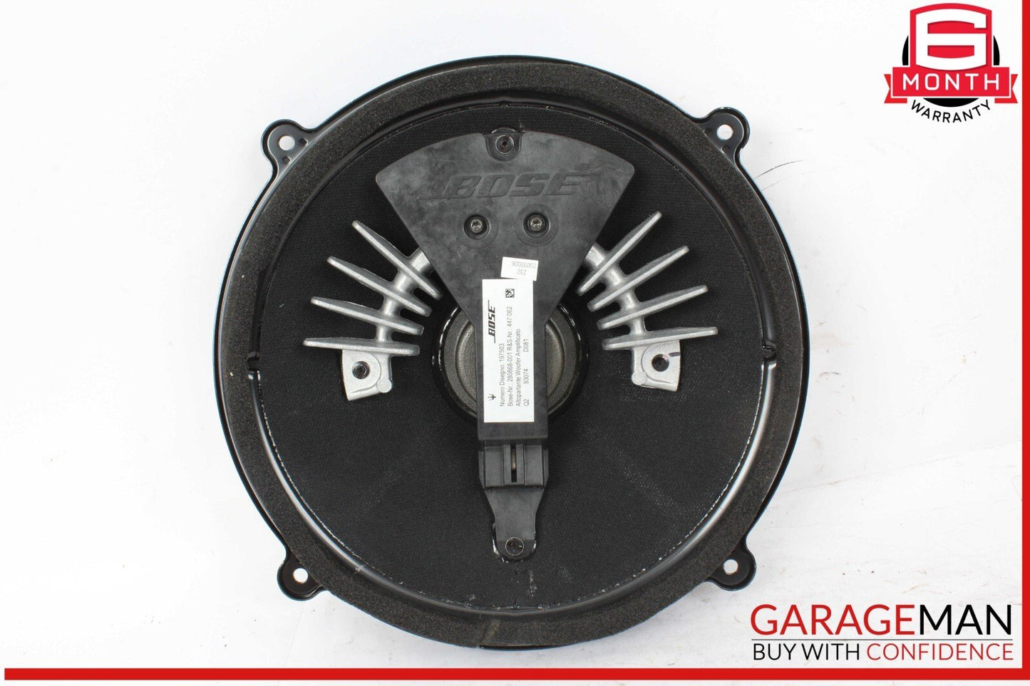03-19 Maserati Quattroporte Rear Bose Subwoofer Sub Woofer Sound Speaker OEM