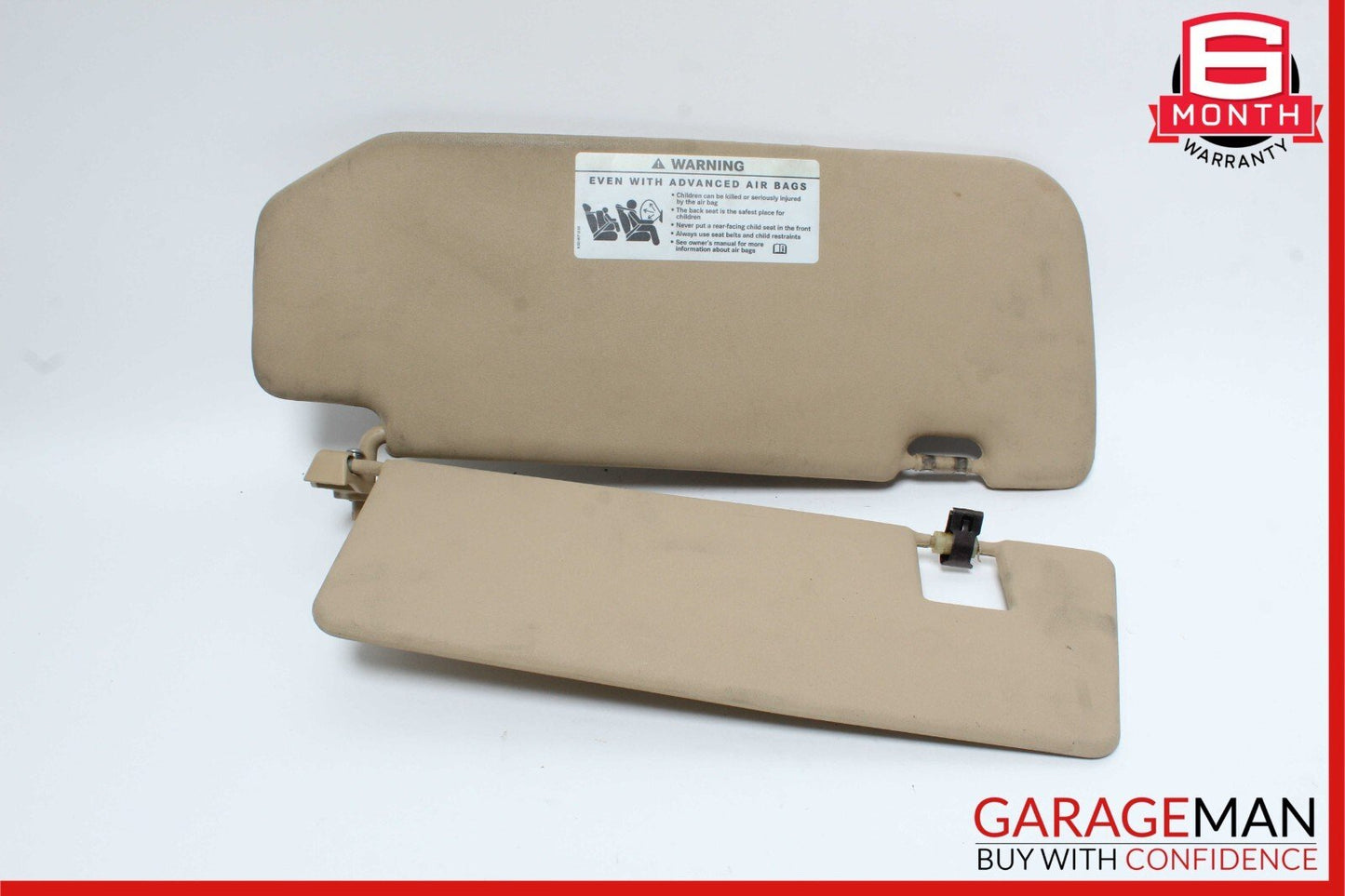 06-08 Mercedes W251 R350 R500 Sunvisor Sun Visor Shade Cover Left Driver OEM
