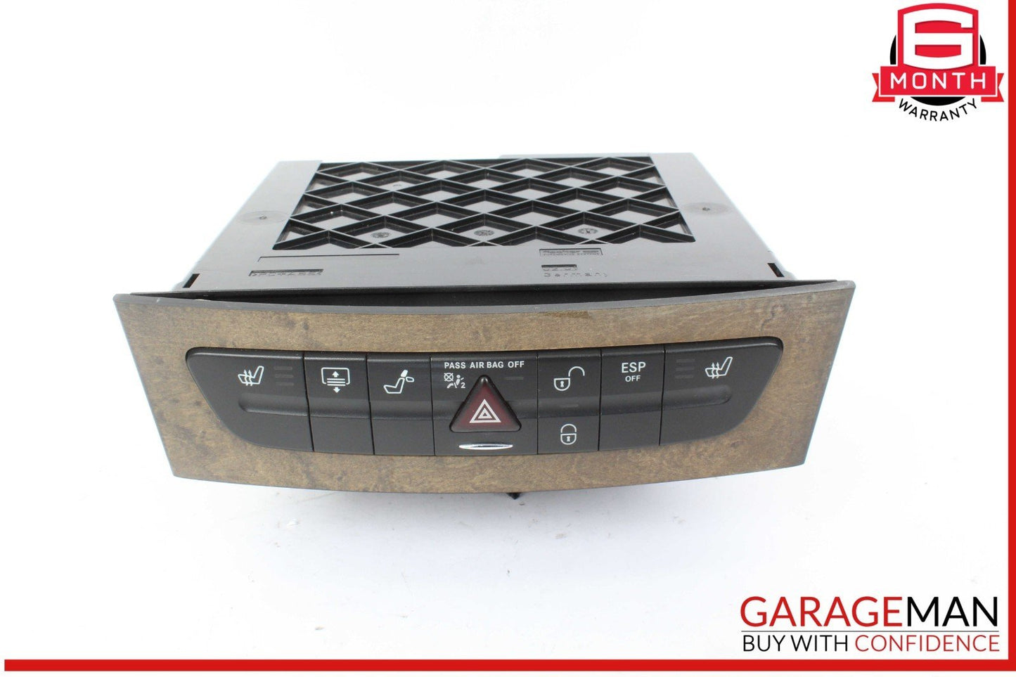 07-09 Mercedes W211 E350 E550 Hazard Control Door Lock Switch Panel 2116801714