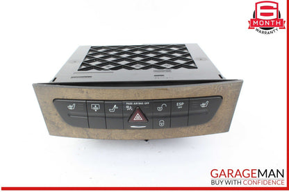07-09 Mercedes W211 E350 E550 Hazard Control Door Lock Switch Panel 2116801714