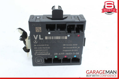 08-18 Mercedes W204 C250 E400 C300 E350 Front Left Side Door Control Module OEM