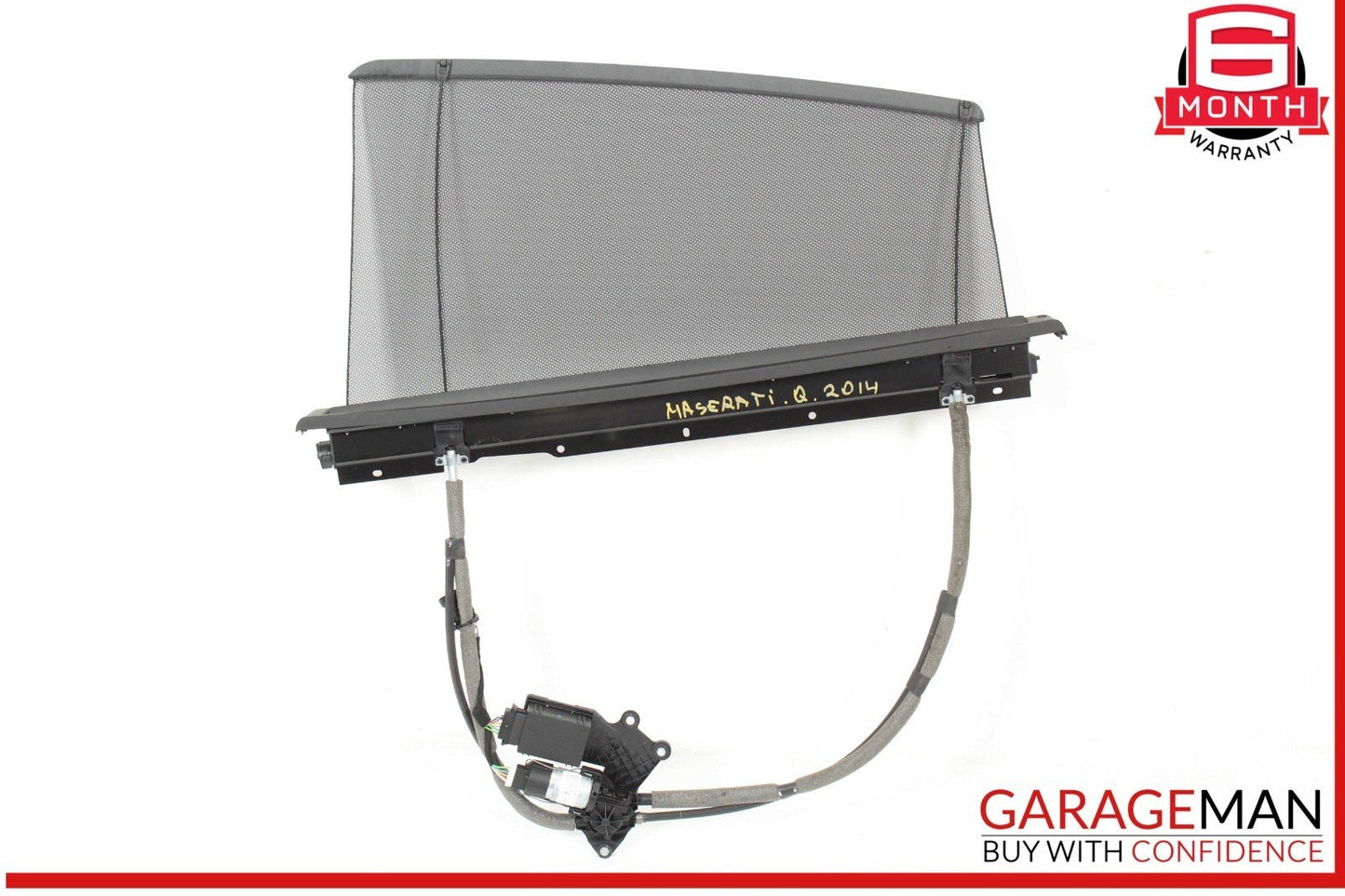 14-22 Maserati Quattroporte M156 Rear Left Side Door Window Sun Shade OEM