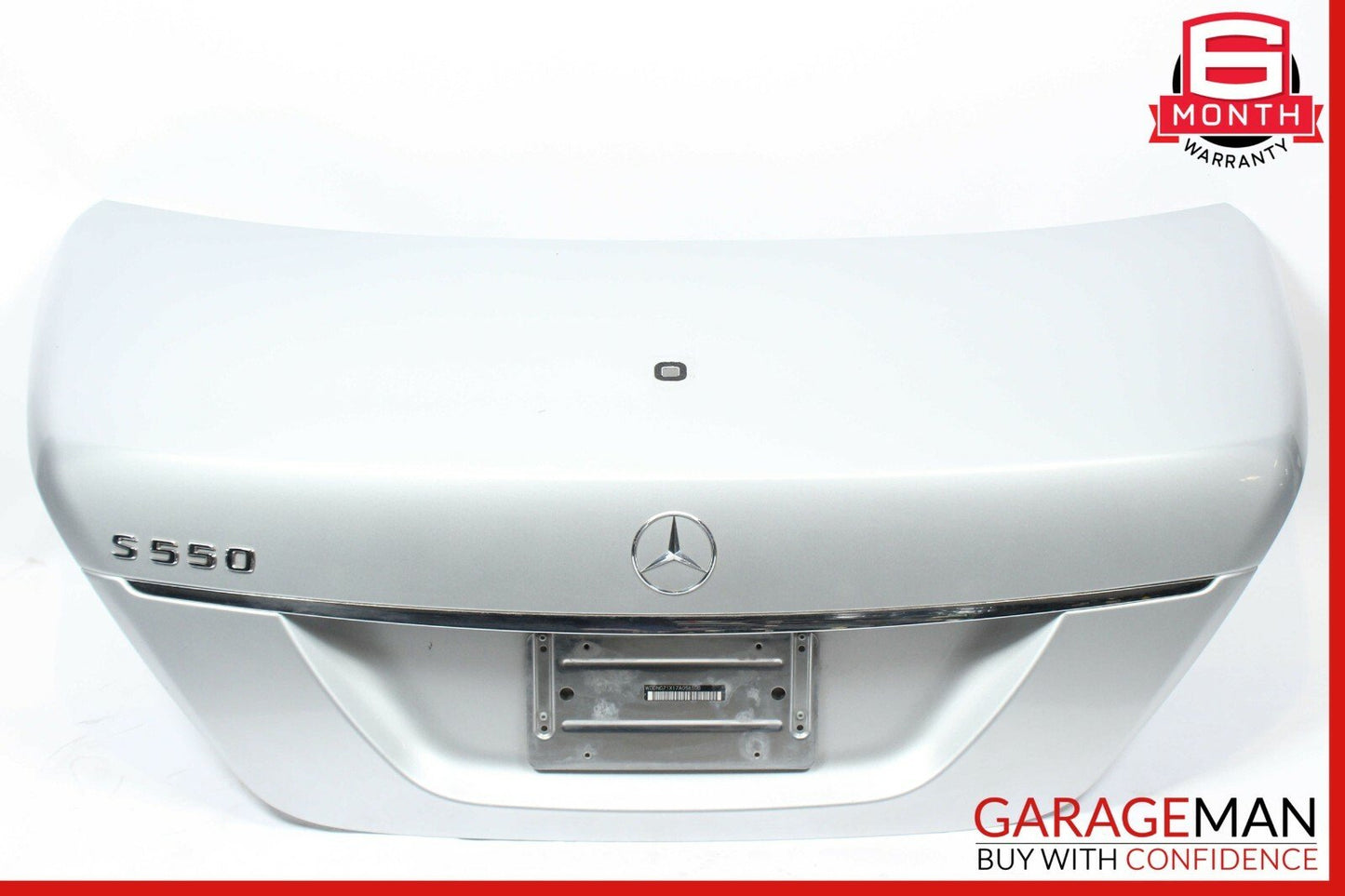 07-13 Mercedes W221 S550 S63 AMG Rear Trunk Lid Deck Shell Panel Cover Silver