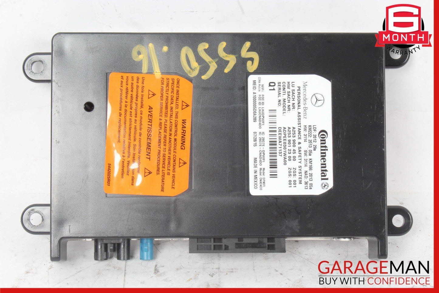 10-20 Mercedes W222 S550 C400 GLA250 SL400 Communication Control Module Unit OEM
