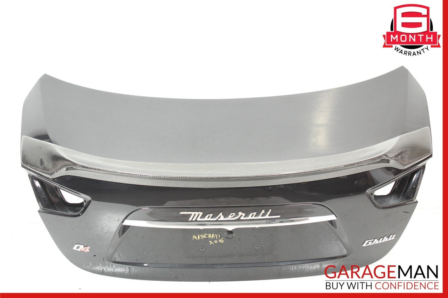14-20 Maserati Ghibli M157 Trunk Lid Panel Assembly Gray OEM