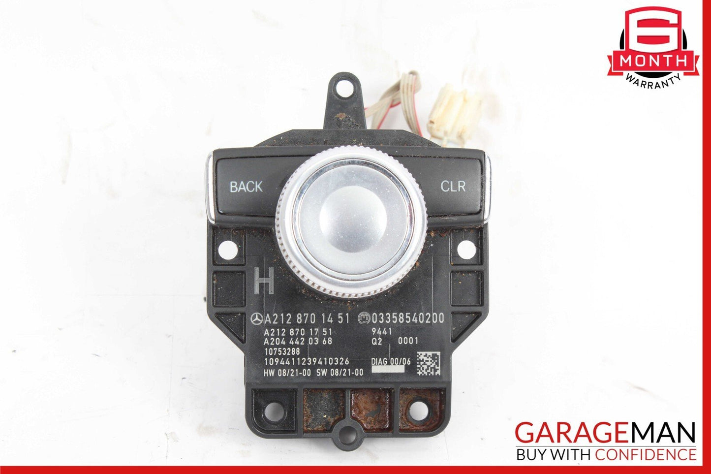 10-13 Mercedes W212 E350 E550 Console Head Unit Controller Knob Multi Switch OEM