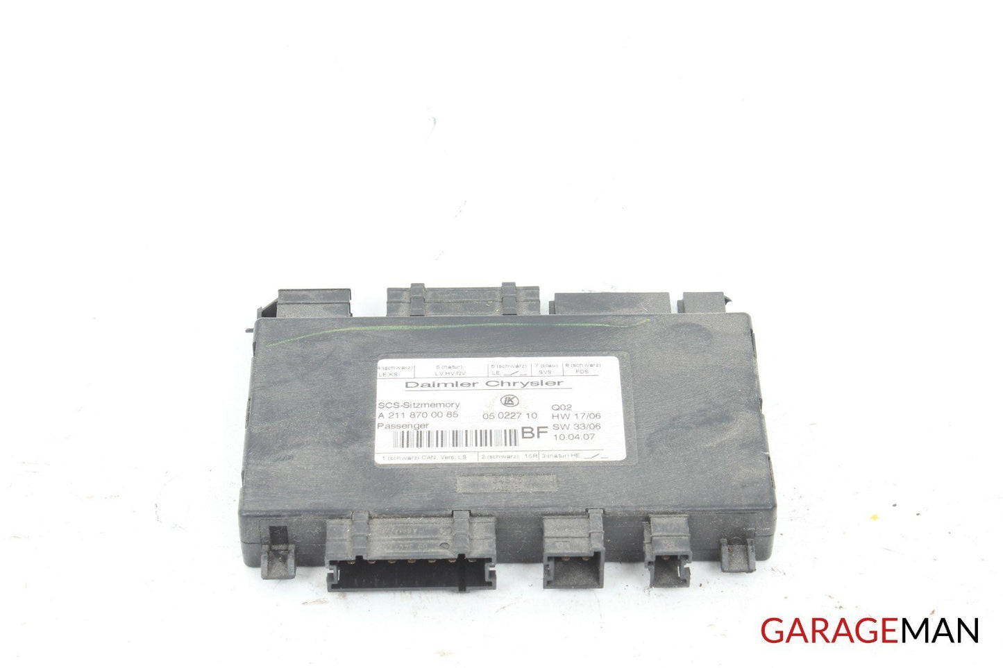 06-12 Mercedes X164 GL450 Front Right Passenger Side Seat Control Module A121
