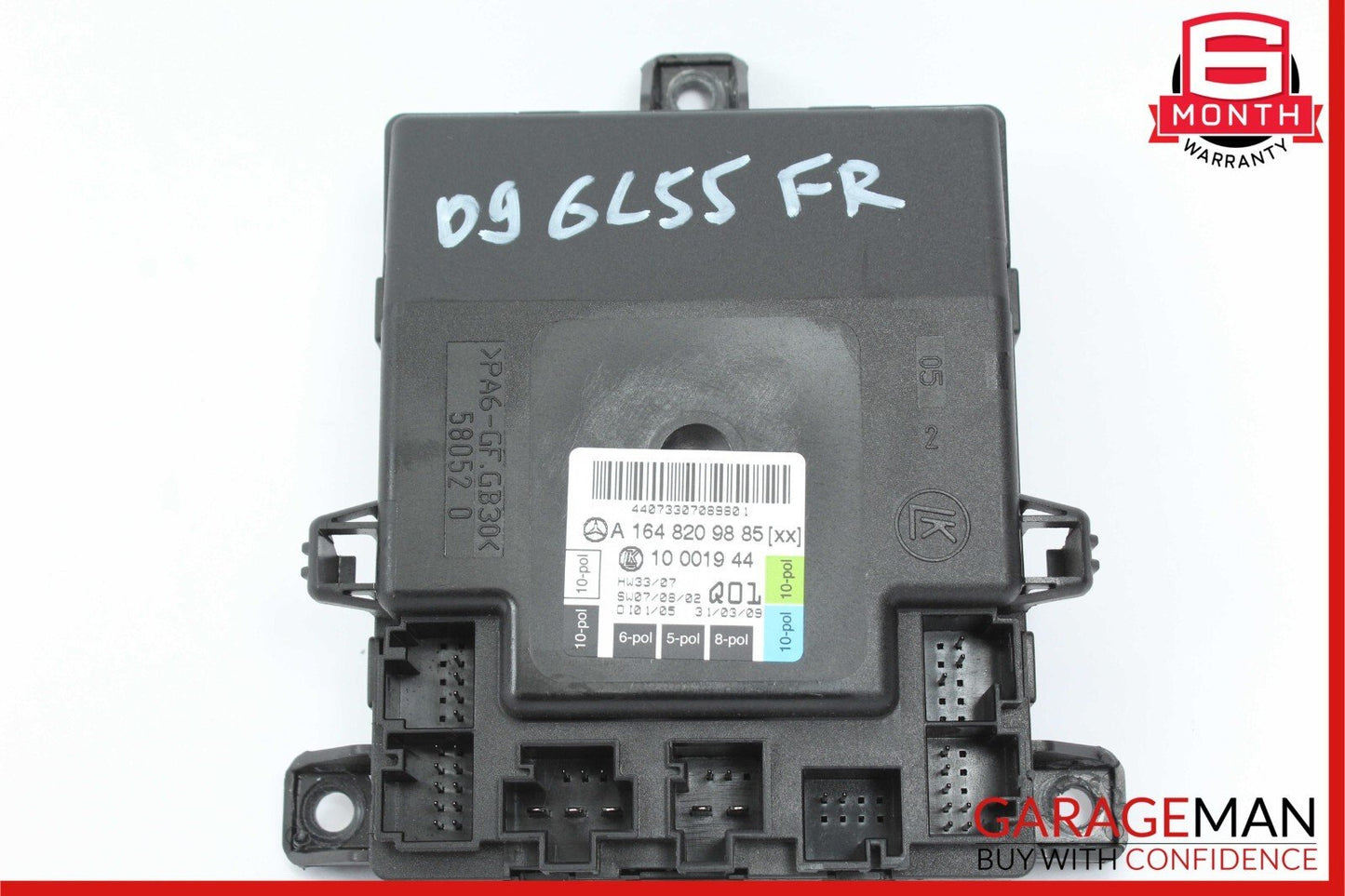 06-12 Mercedes X164 GL550 4MATIC Front Right Side Door Control Module Unit OEM