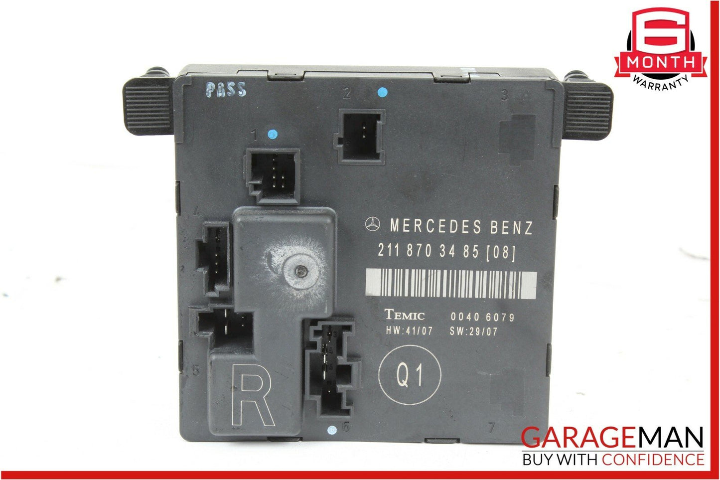 07-09 Mercedes W211 E350 E550 Rear Right Passenger Side Door Control Module Unit