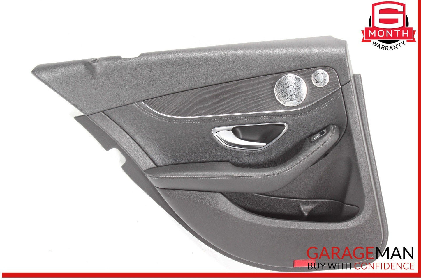 15-20 Mercedes W205 C300 Sedan Rear Left Interior Door Trim Panel Cover OEM