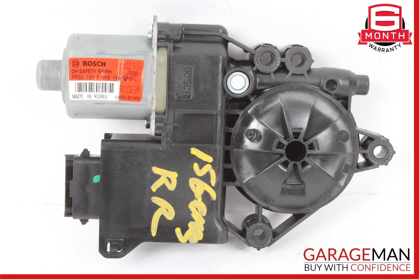 15-20 Hyundai Genesis Rear Rigt Side Door Power Window Motor Regulator OEM