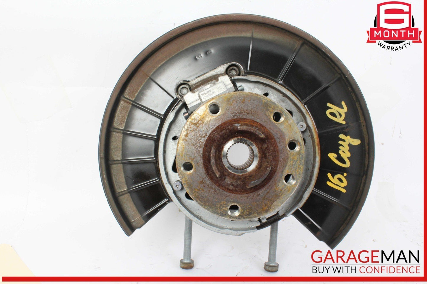 11-18 Porsche Cayenne 958 Rear Left Driver Side Wheel Spindle Knuckle Hub OEM