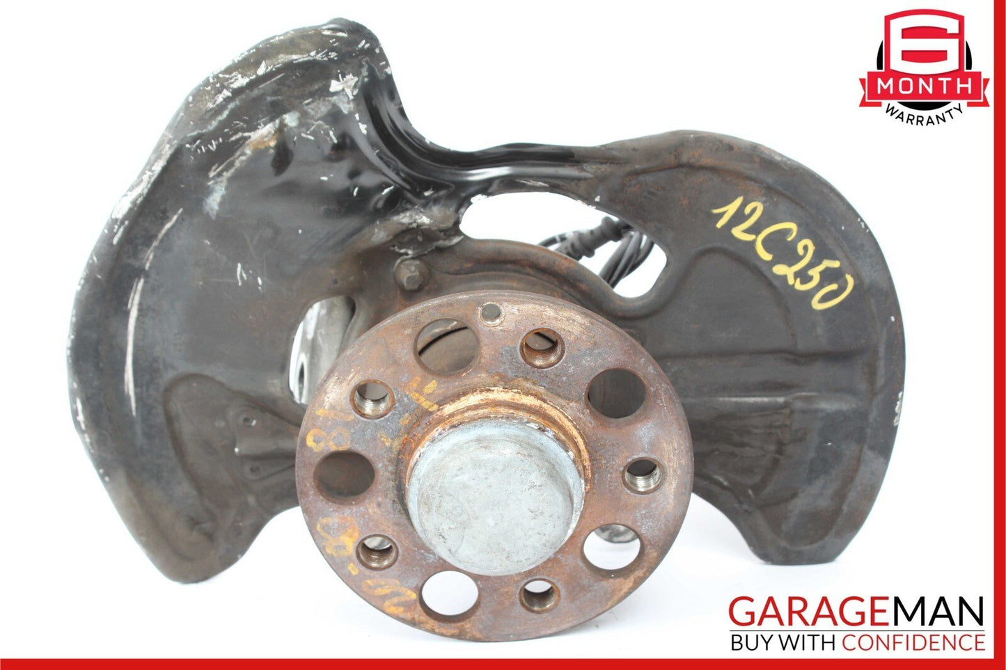 08-15 Mercedes W204 C250 Front Left Spindle Knuckle Hub Bearing Assembly RWD