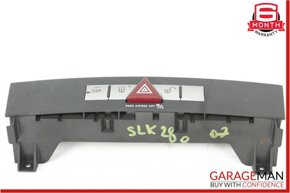 05-08 Mercedes SLK280 SLK350 Dashboard Dash Hazard Light Lock Switch Control OEM