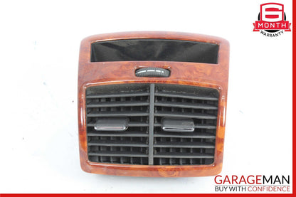 00-06 Mercedes W220 S55 AMG Center Console Rear Air Vent 2208300654 Wood OEM