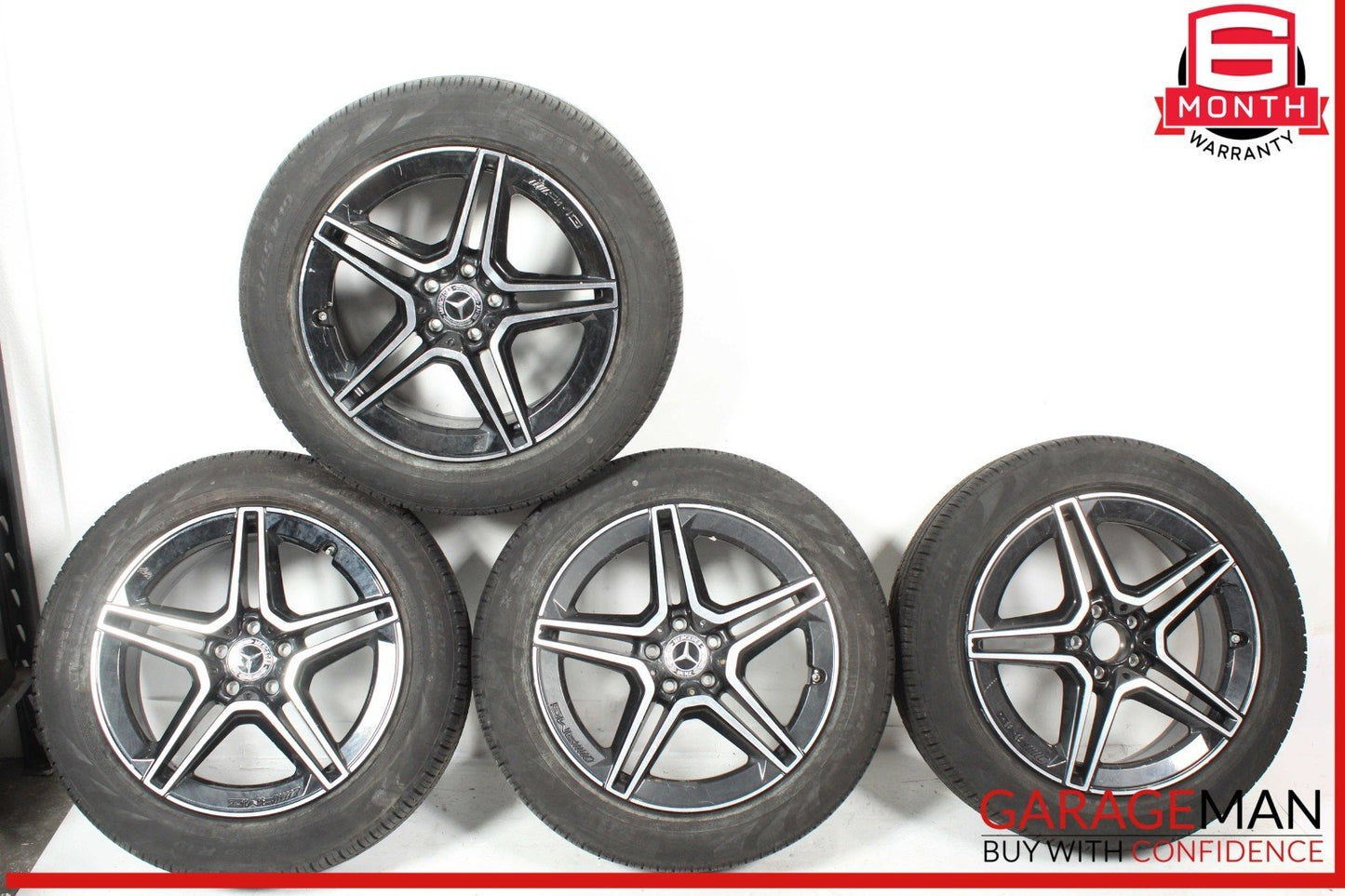 20-23 Mercedes X253 GLC300 Complete Wheel Tire Rim Set of 4 Pc 8Jx19H2 NET38 OEM