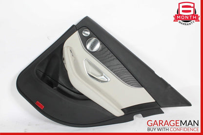 15-16 Mercedes W205 C300 C350e Rear Right Side Interior Door Panel Assy Gray