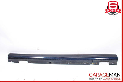 08-14 Mercedes W204 C250 AMG Sport Sedan Left Side Skirt Rocker Moulding Blue