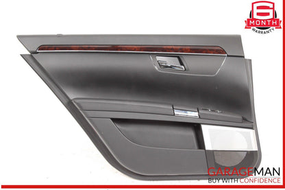 10-13 Mercedes W221 S400 S550 Rear Left Driver Side Interior Door Panel OEM