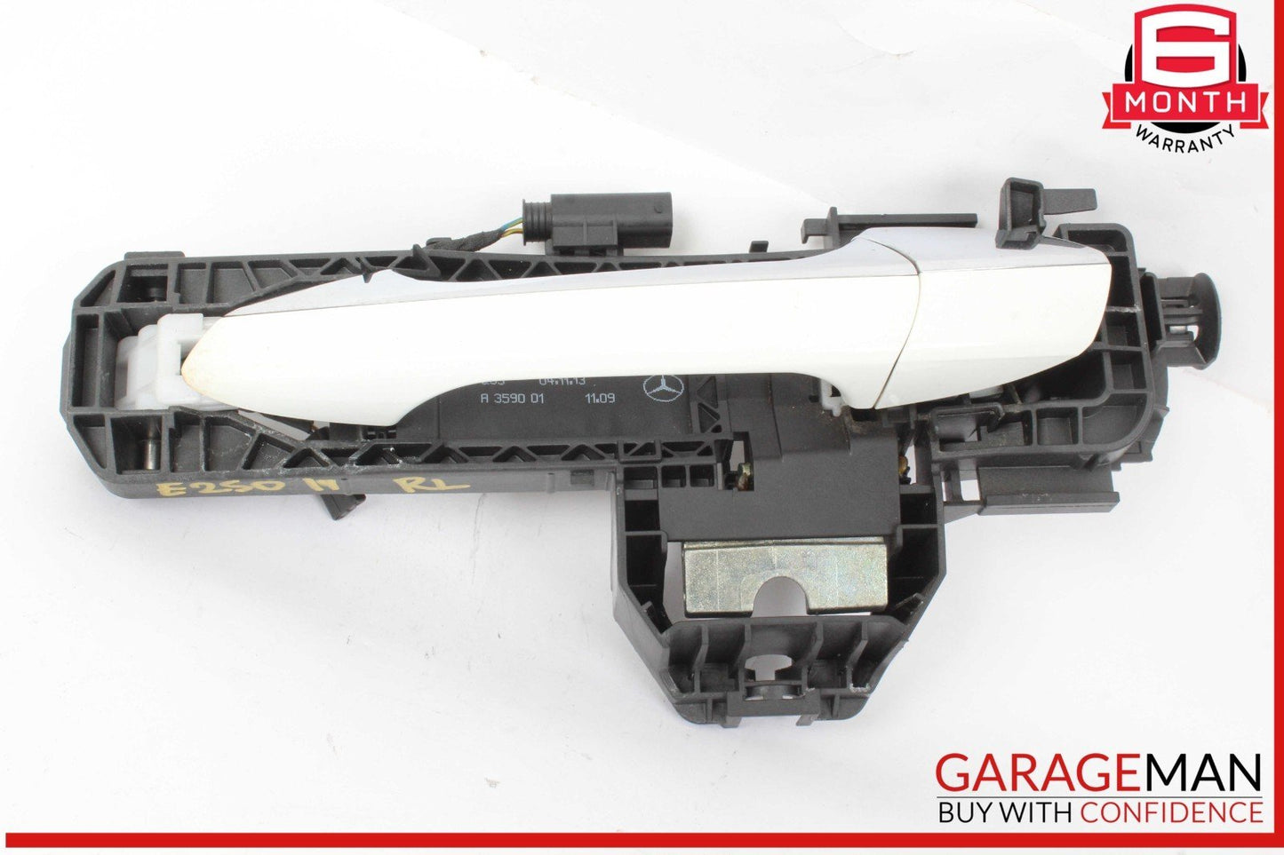 14-16 Mercedes W212 E250 E550 Rear Left Side Exterior Door Handle Keyless Go OEM