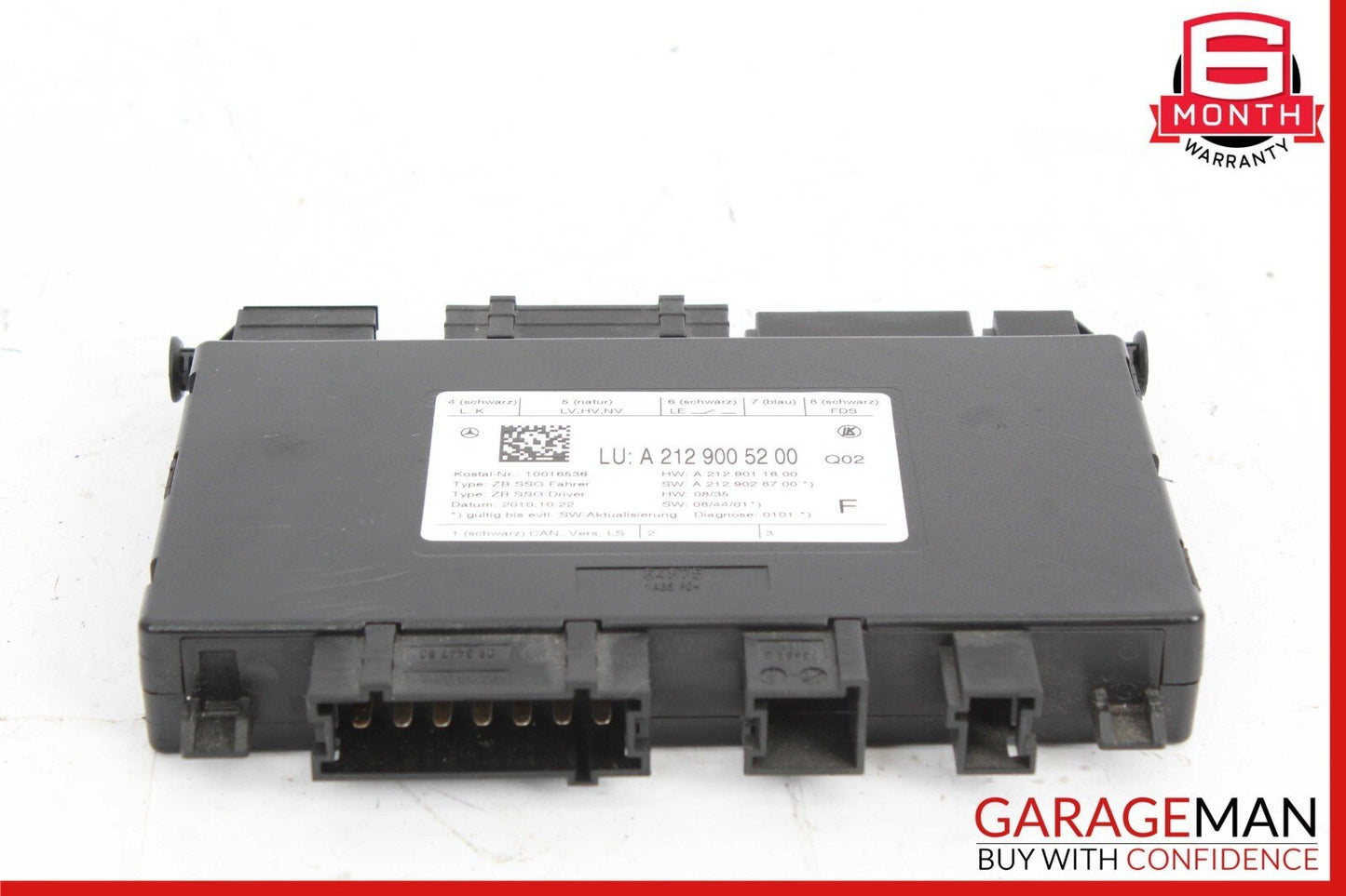 08-18 Mercedes W204 C350 SLK250 C250 Front Left Side Seat Control Module Unit