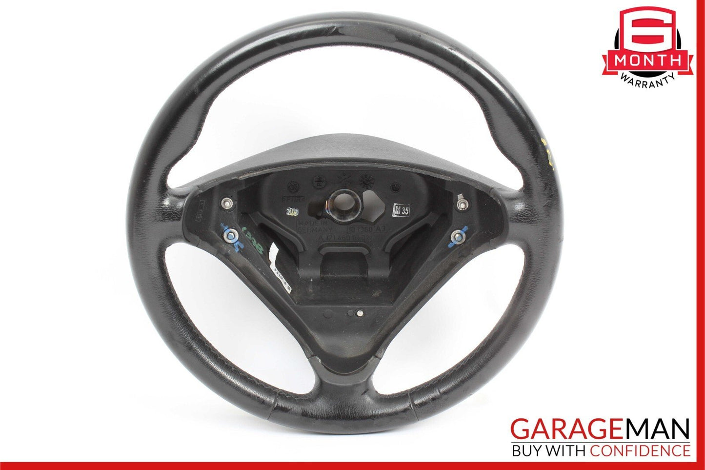 05-07 Mercedes C230 SLK280 SLK350 Sport Steering Wheel Black OEM