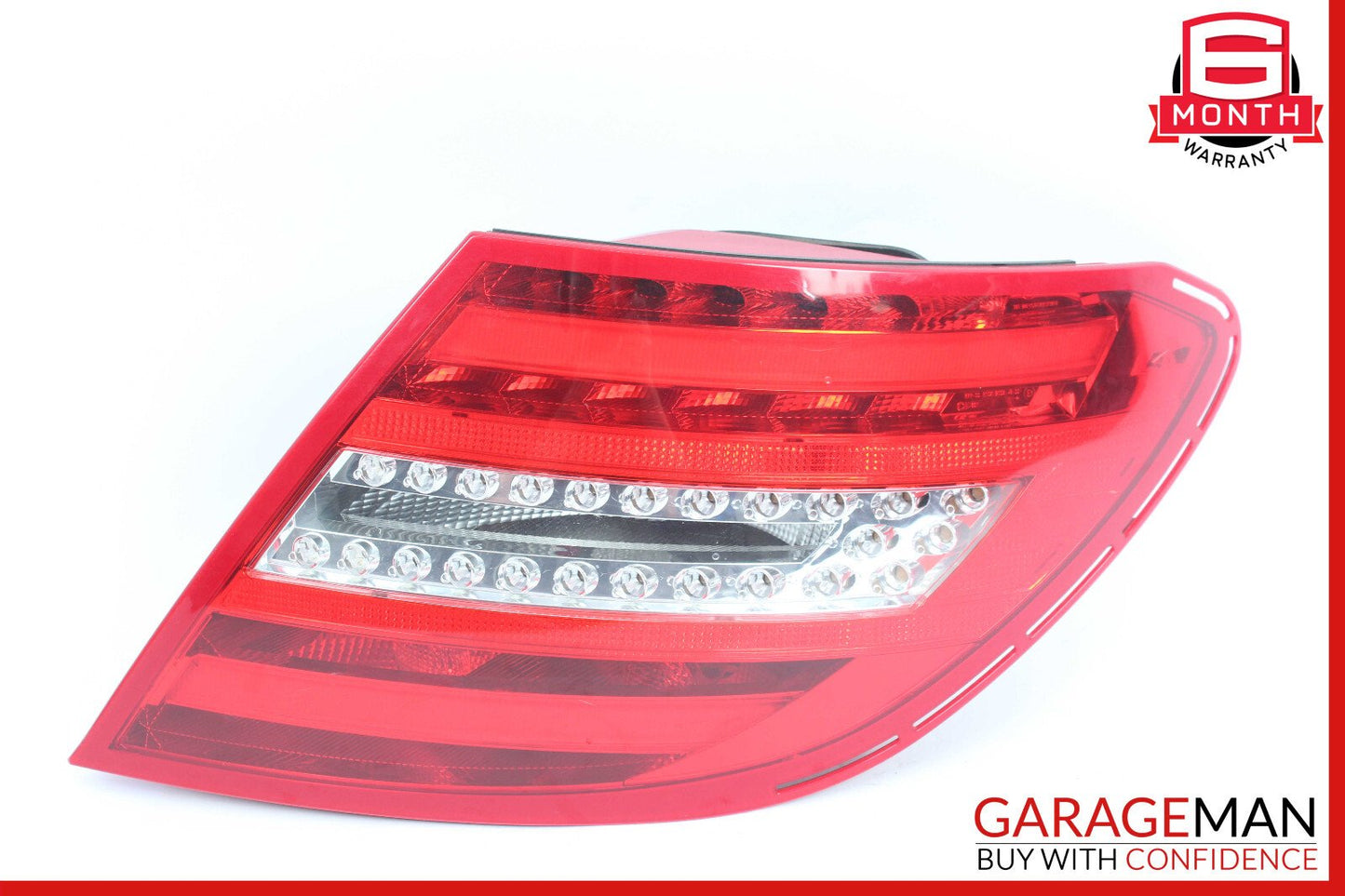 12-14 Mercedes W204 C250 C300 Rear Right Side Taillight Tail Light Lamp LED OEM
