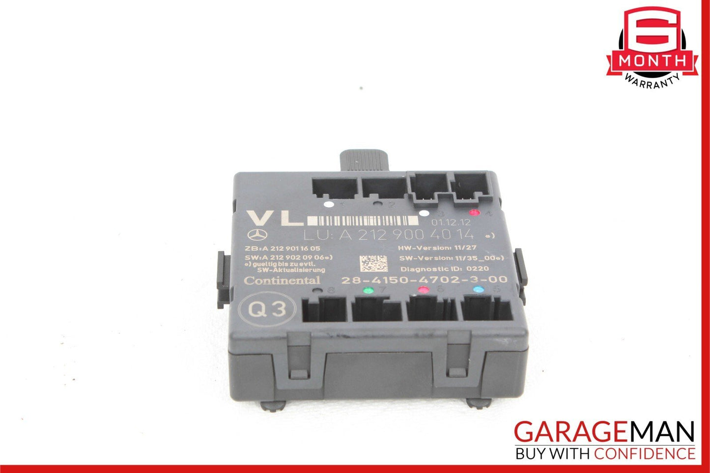 08-18 Mercedes W212 E63 AMG E350 CLS550 Front Left Side Door Control Module OEM