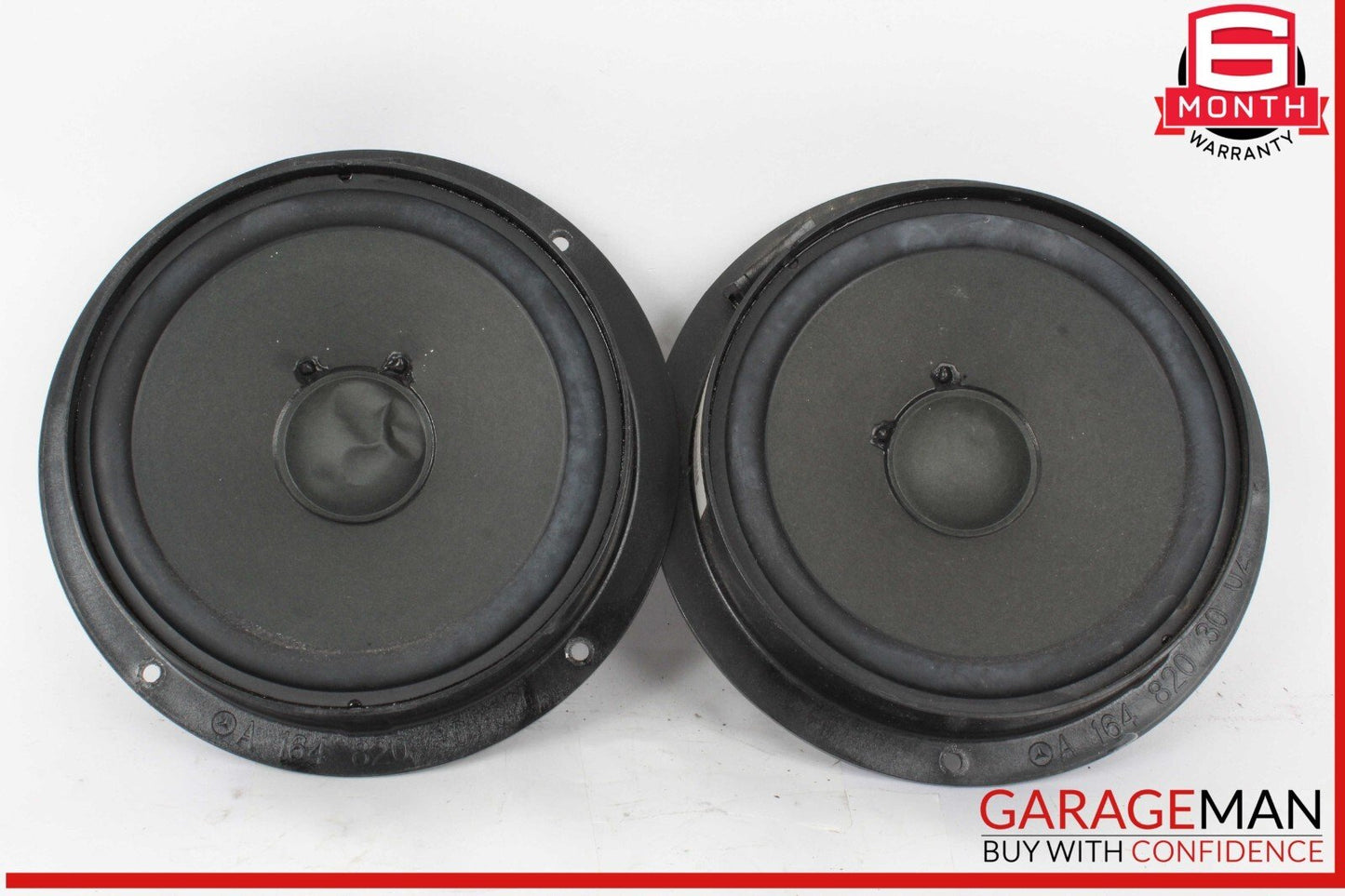 06-12 Mercedes X164 GL450 Left & Right Door Sound Audio Speakers Set of 2