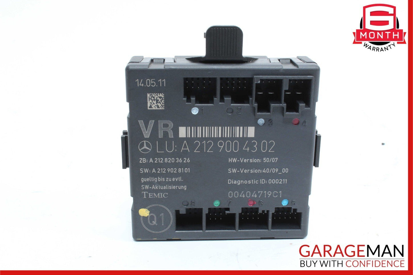08-18 Mercedes C350 E350 C250 CLS550 Front Right Side Door Control Module Unit