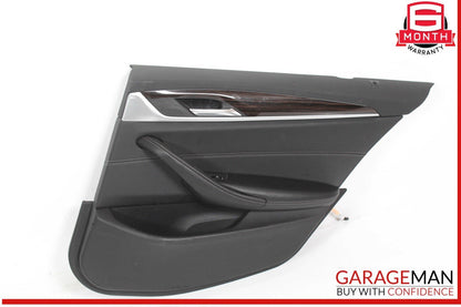 17-22 BMW 530e 540i 530i 550i Rear Right Passenger Side Interior Door Panel OEM
