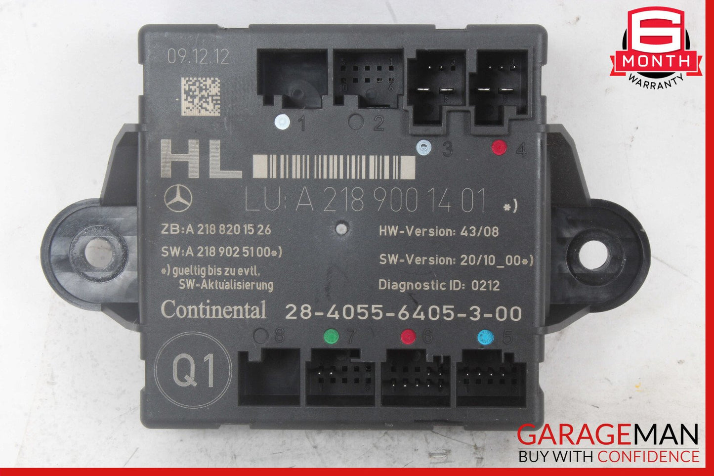 08-18 Mercedes W204 C250 Rear Left Side Door Control Module Unit OEM
