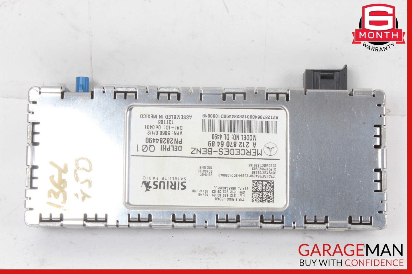 10-17 Mercedes X166 GL450 CLS500 Sirius Satellite Radio Receiver Module Unit OEM