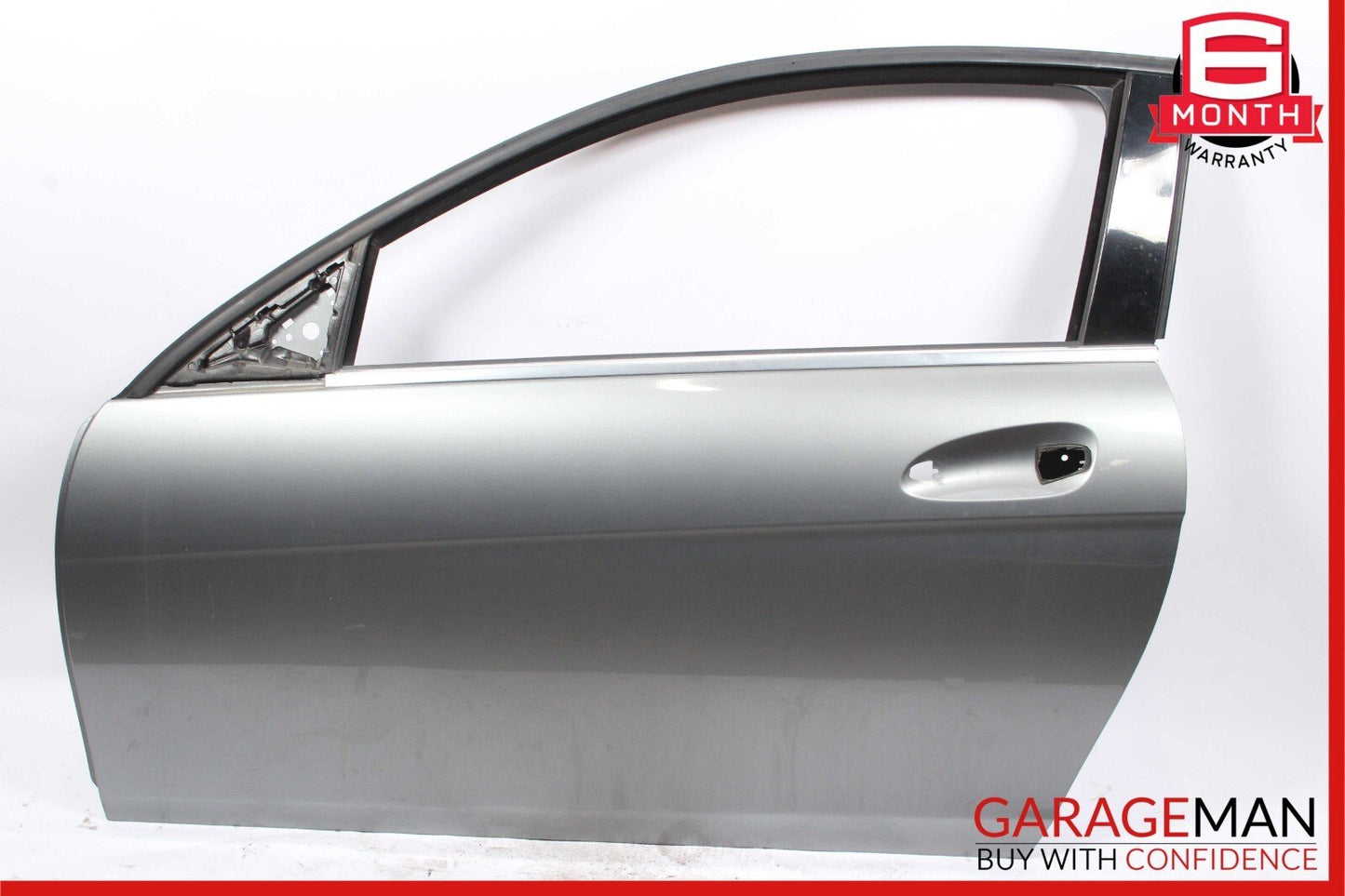 12-14 Mercedes W204 C350 Coupe Front Left Exterior Door Shell Palladium Silver