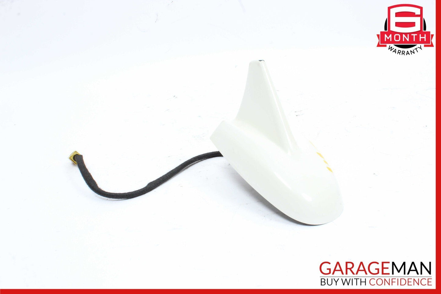 14-17 Maserati Ghibli M157 Top Roof Shark Fin Antenna White OEM