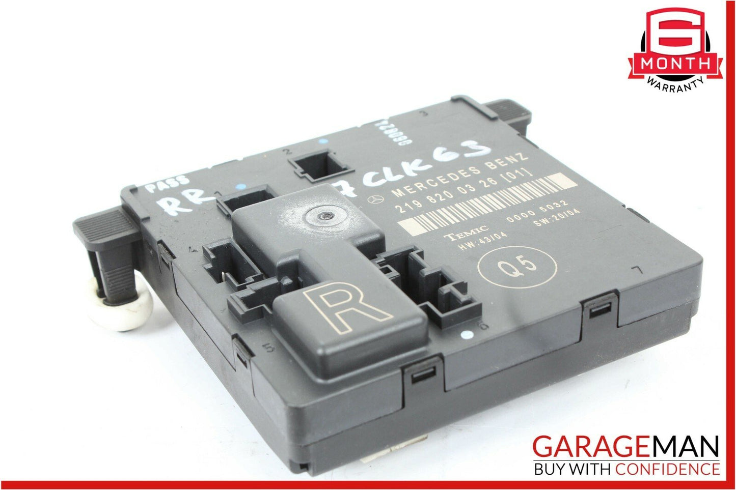 06-11 Mercedes W219 CLS500 CLS63 AMG Rear Right Door Computer Controller Module