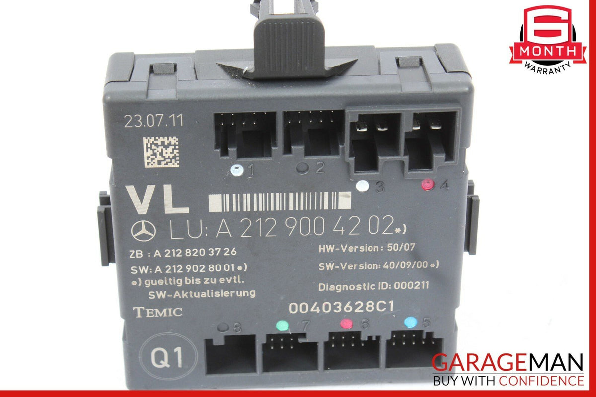 08-14 Mercedes W204 C250 C300 Front Left Driver Side Door Controller Module