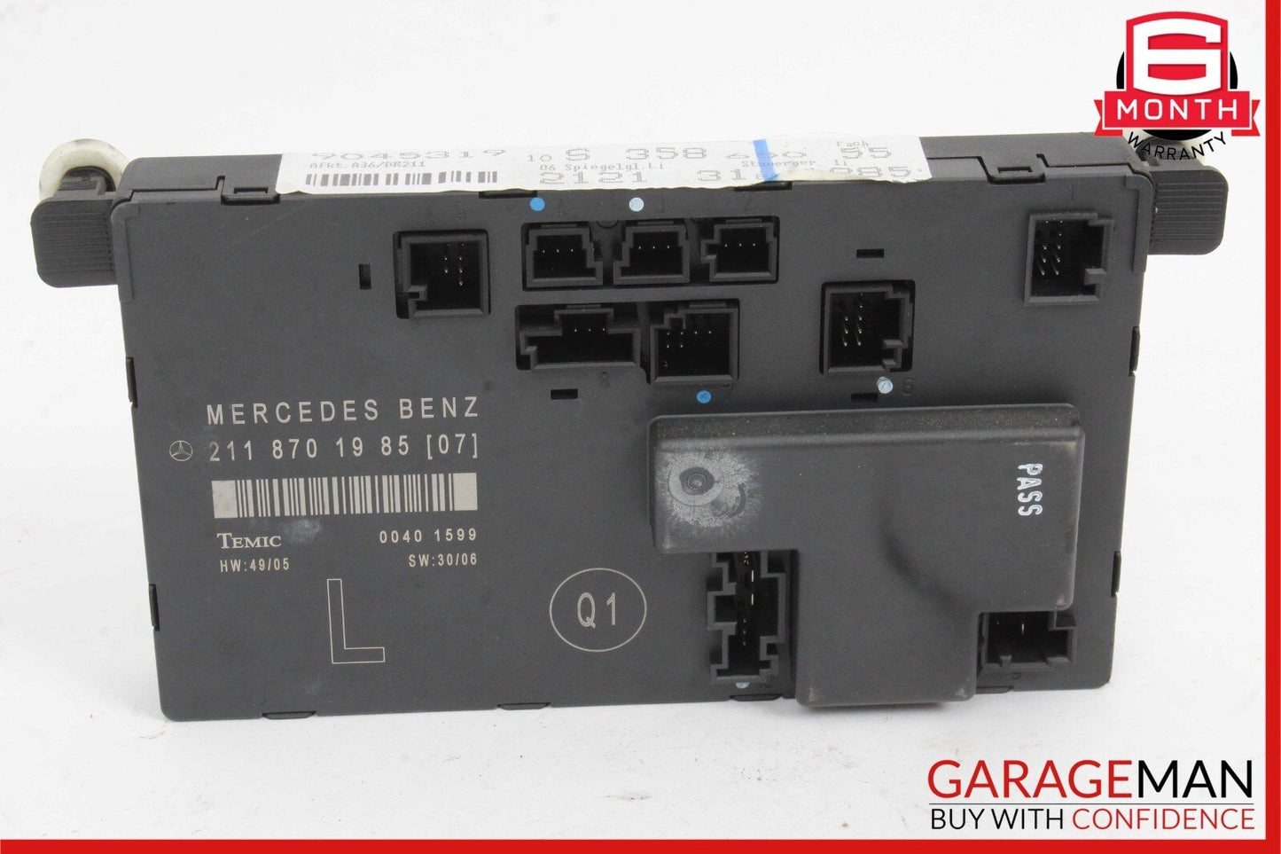 03-09 Mercedes W211 E350 E63 AMG Front Left Driver Side Door Control Module OEM
