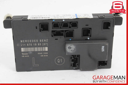 03-09 Mercedes W211 E350 E63 AMG Front Left Driver Side Door Control Module OEM