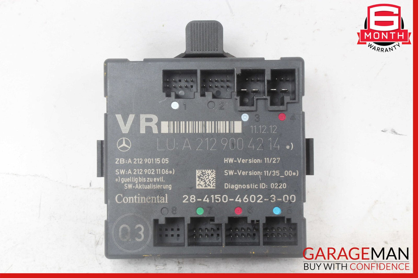 08-18 Mercedes W204 C250 SLK250 Front Right Side Door Control Module Unit OEM