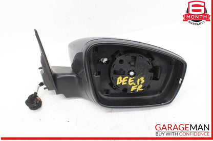 12-19 Volkswagen Beetle Front Right Side Door Rear View Mirror Gray NO GLASS OEM