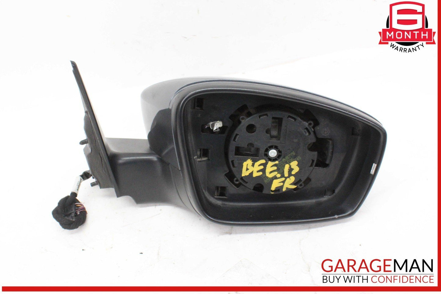 12-19 Volkswagen Beetle Front Right Side Door Rear View Mirror Gray NO GLASS OEM