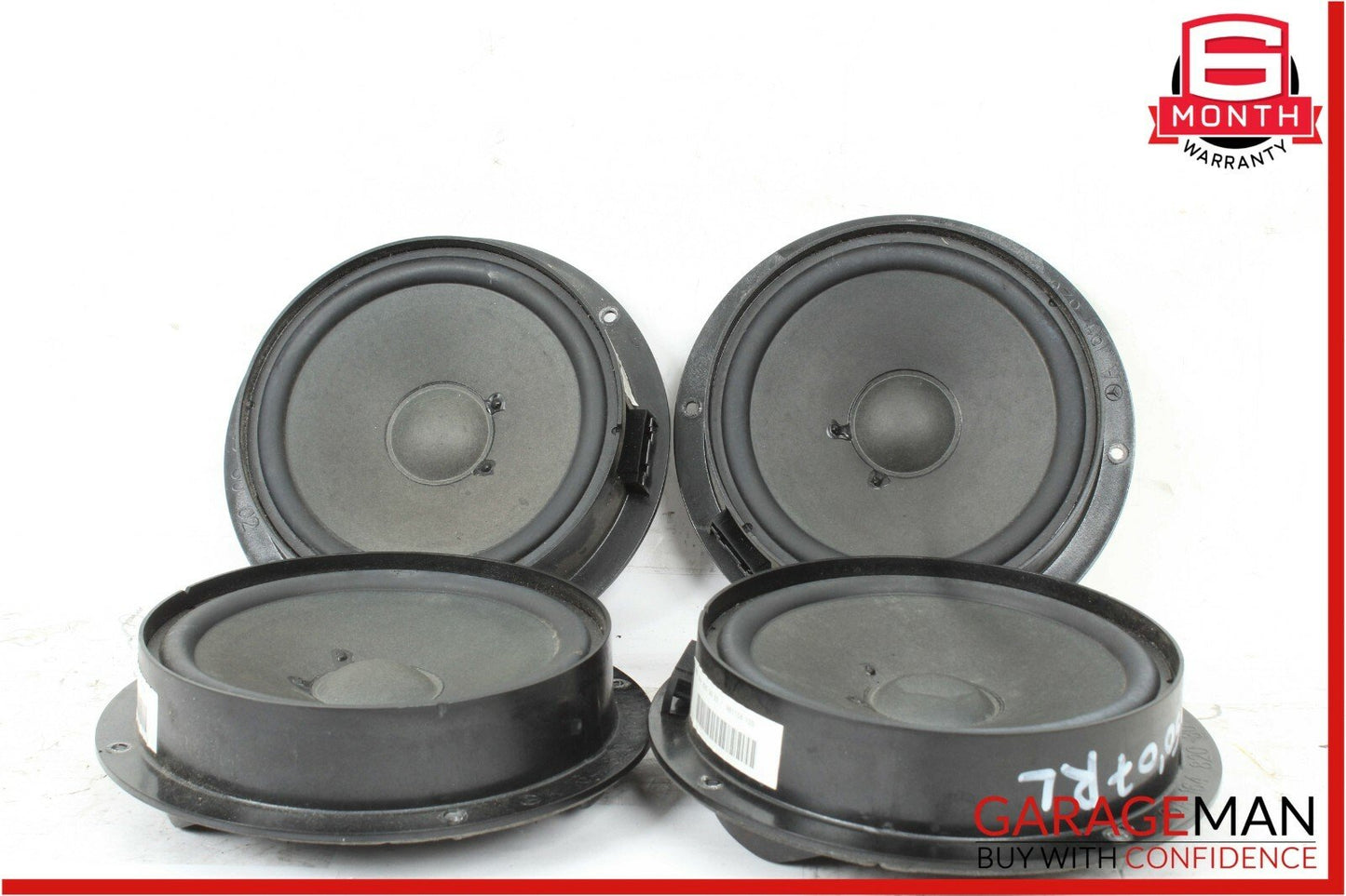 06-11 Mercedes GL450 R350 ML350 Complete Door Sound Audio Speaker Speakers Set