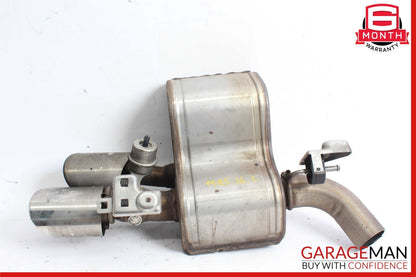 14-17 Maserati Ghibli Rear Left Driver Side Exhaust Muffler Dual Tip OEM