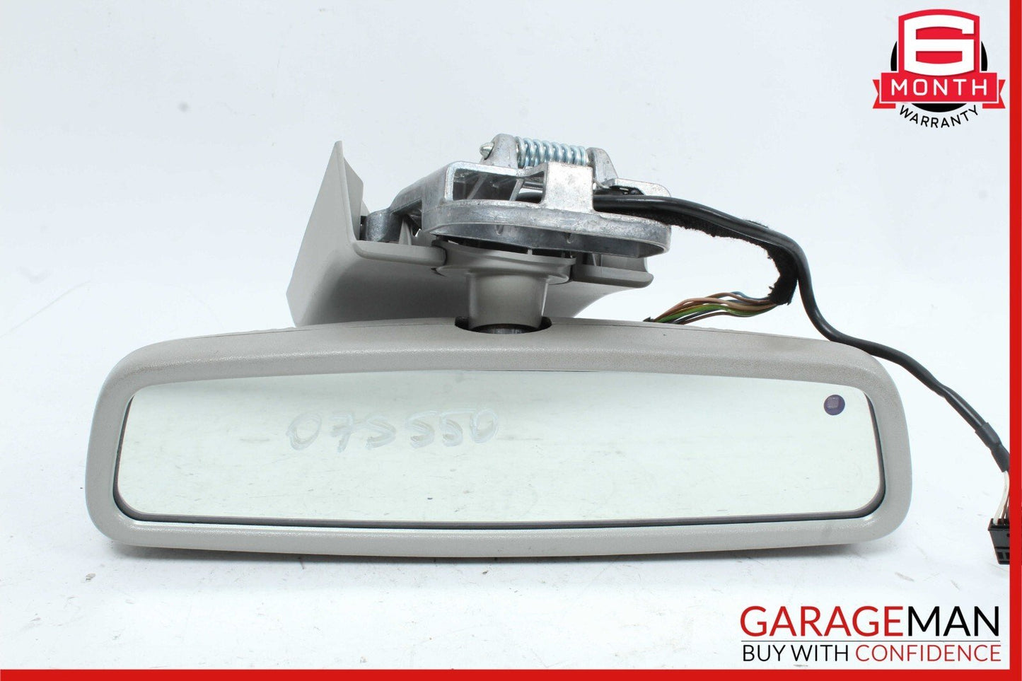 07-09 Mercedes W221 S550 Interior Top Upper Rear View Inside Dim Mirror Gray OEM