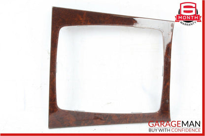 08-15 Mercedes W204 C300 C350 Center Console Shift Shifter Bezel Trim Wood OEM