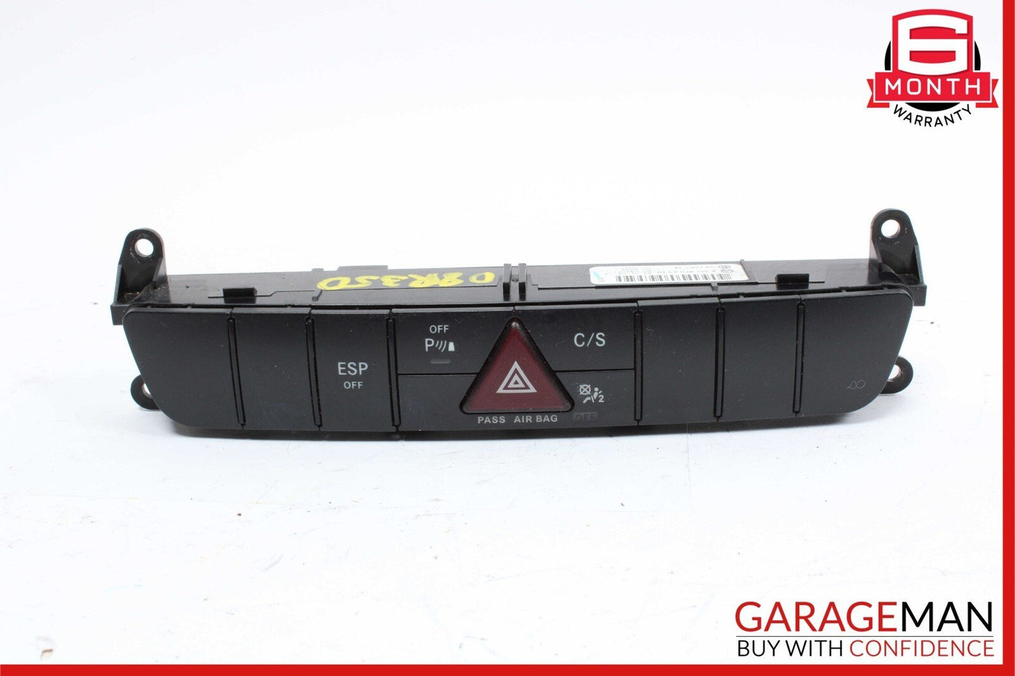 06-10 Mercedes W251 R350 R500 Center Dashboard Hazard ESP Control Switch OEM