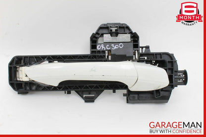 08-11 Mercedes W204 C250 C300 Rear Right Side Exterior Door Handle White OEM