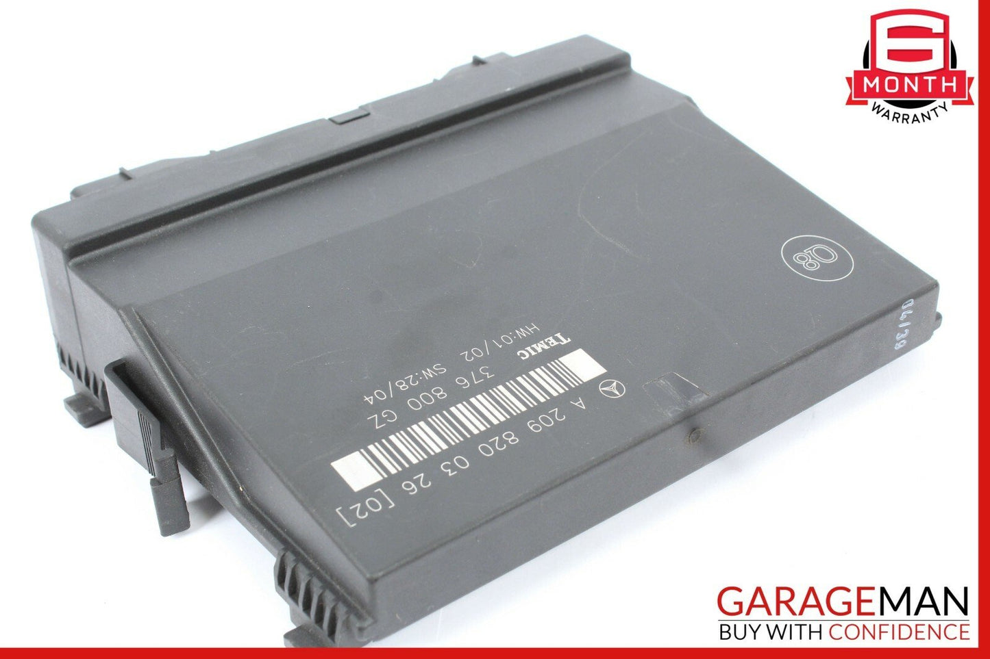 03-09 Mercedes W209 CLK500 CLK55 AMG Rear Temic Control Module 2098200326